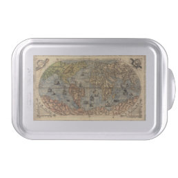 World Map Vintage Historical Atlas Cake Pan