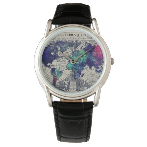 world map watch