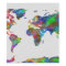 world map watercolor