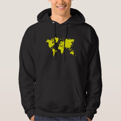 World Map _ Yellow Hoodie
