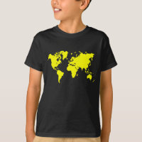 World Map - Yellow