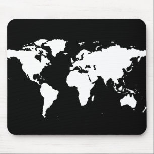 world maps ~ customizable color mouse pad