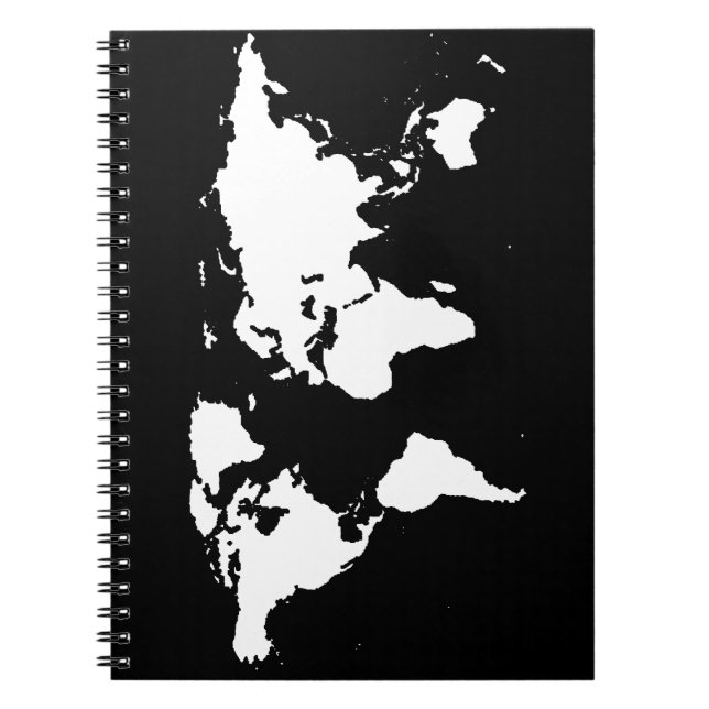 world maps ~ customizable color notebook (Front)