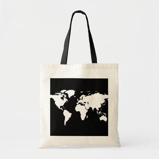 world maps ~ customizable color tote bag (Front)