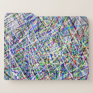 World may be made of Ovals, Squares and Triangles File Folder