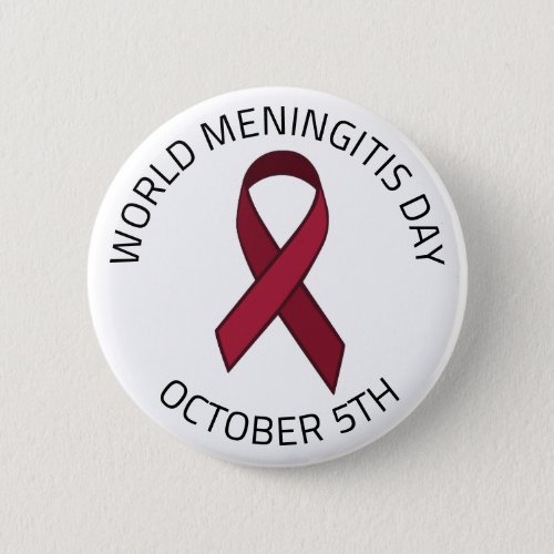 World Meningitis Day _ October 5th Button