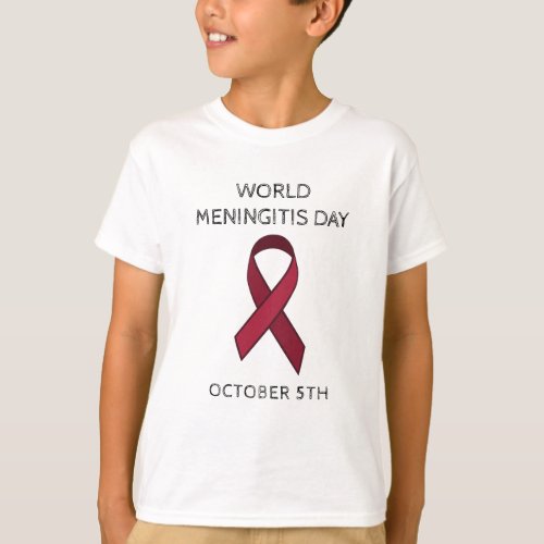 World Meningitis Day _ October 5th T_Shirt