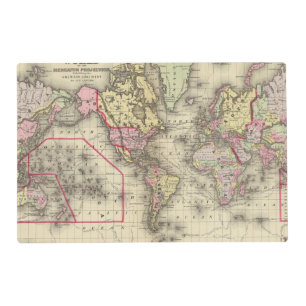 World Mercator proj 2 Placemat