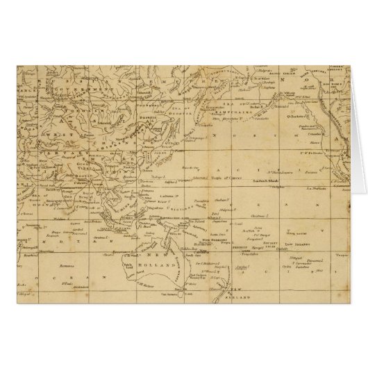 World Mercator's projection Cards (Front Horizontal)