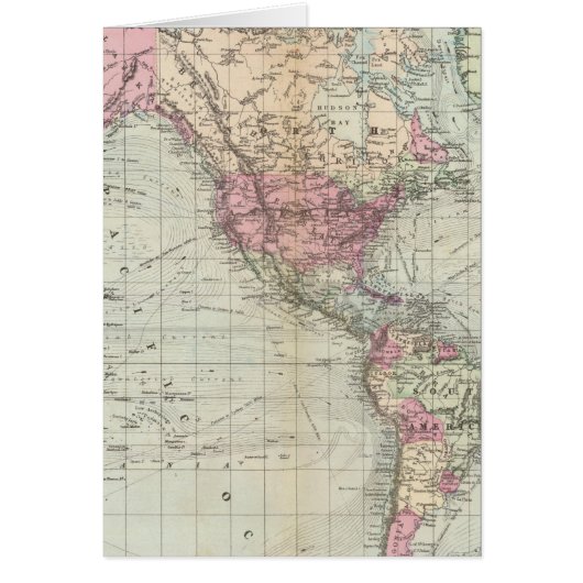 World, Mercator's projection Cards (Front)