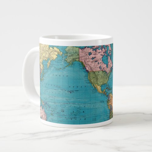 World Mercators Projection Large Coffee Mug