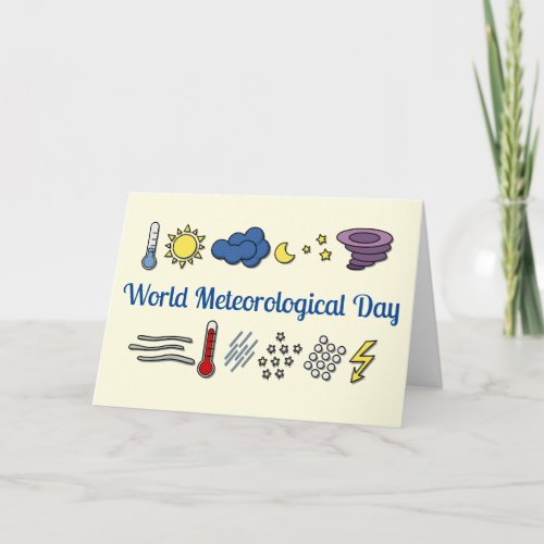World Meteorological Day Card