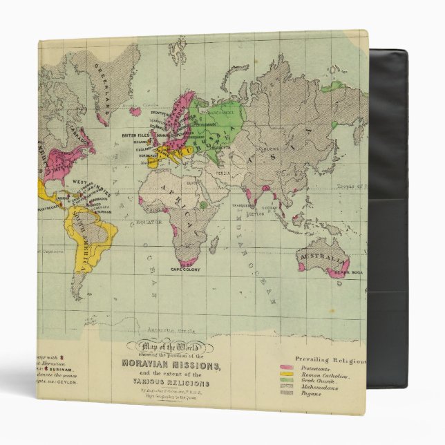 World, Moravia missions 3 Ring Binder (Front/Inside)
