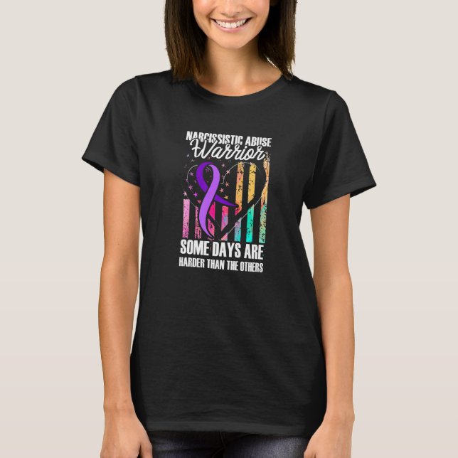 World Narcissistic Abuse Awareness Life Research S T-Shirt (Front)