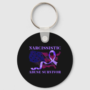 World Narcissistic Abuse Awareness Survivor Keychain
