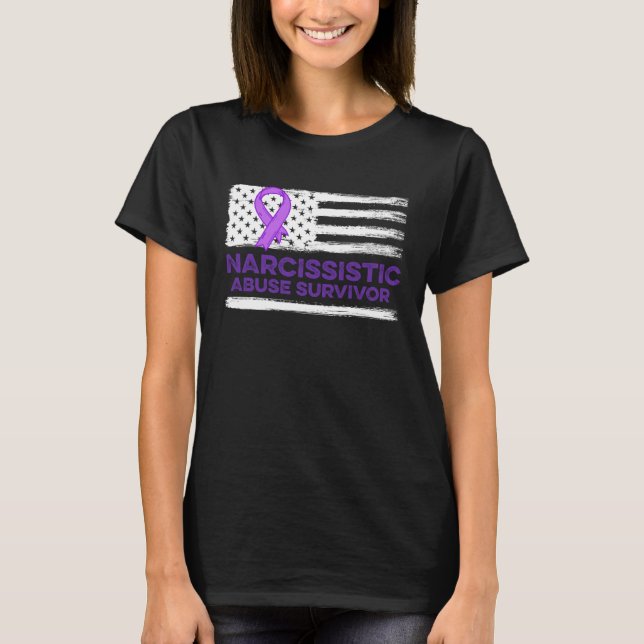 World Narcissistic Abuse Awareness Survivor T-Shirt (Front)