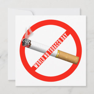 World No Tobacco Day Card