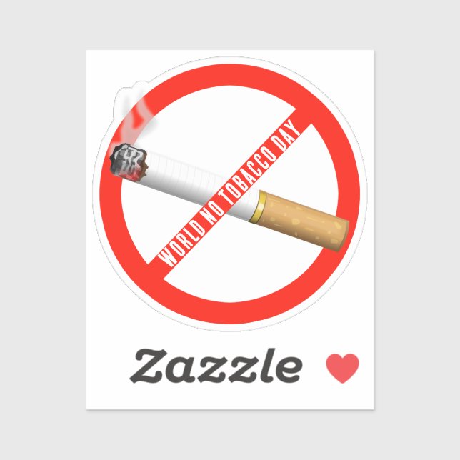 World No Tobacco Day Sticker (Sheet)