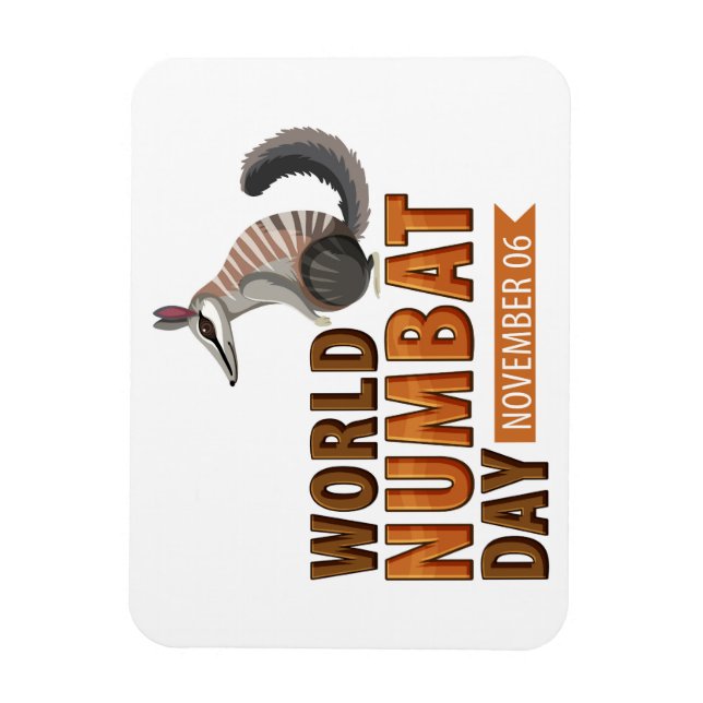 World Numbat Day Magnet (Vertical)