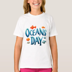 World Oceans Day -Oceans Day Celebration with Fish T-Shirt