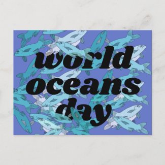 World Oceans Day Postcard