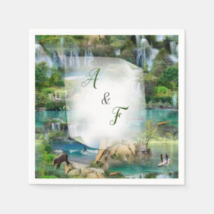 World Oceans & Rivers, Lakes & Sport Activities Napkins