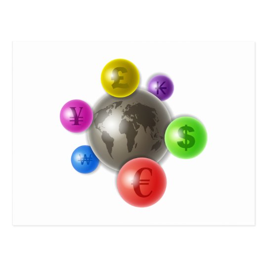 World of Currency Postcard