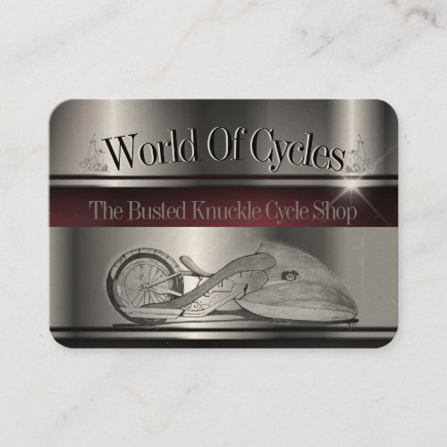 World Of Cycles Business Card
