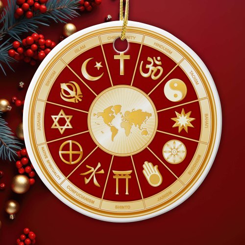 World of Faith Ceramic Ornament