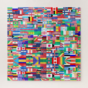 World Of Flags Jigsaw Puzzle