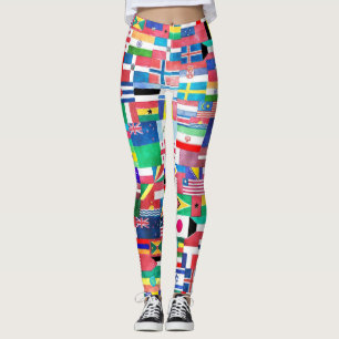 World Of Flags Leggings