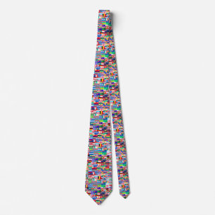 World Of Flags Neck Tie