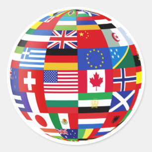 World of flags Sticker