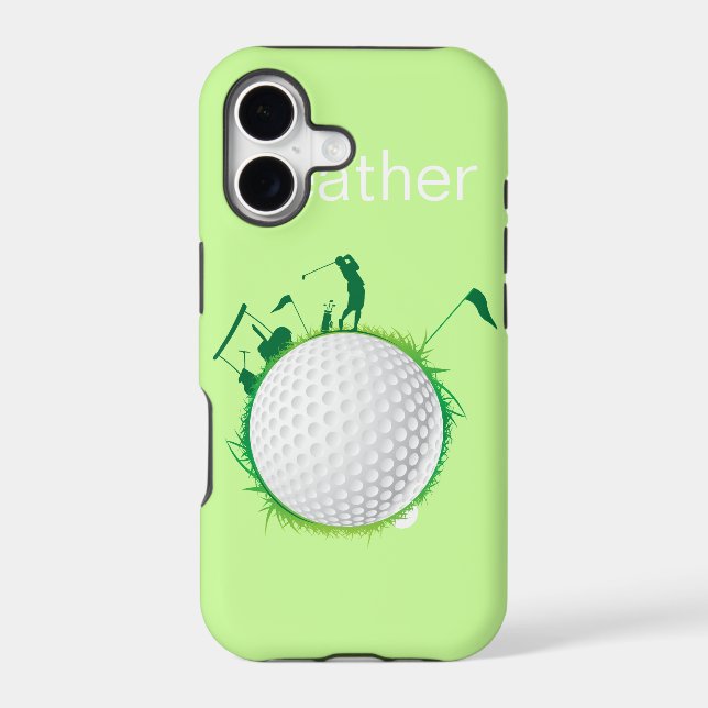 World of golf iphone case (Back)