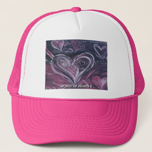World of hearts II Trucker Hat (Front)