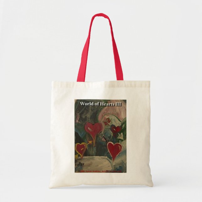 WORLD OF HEARTS III TOTE BAG (Front)