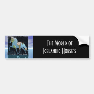 World of Icelandic Horses Bumper Sticker