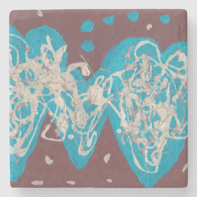 World of Love Stone Coaster (Front)