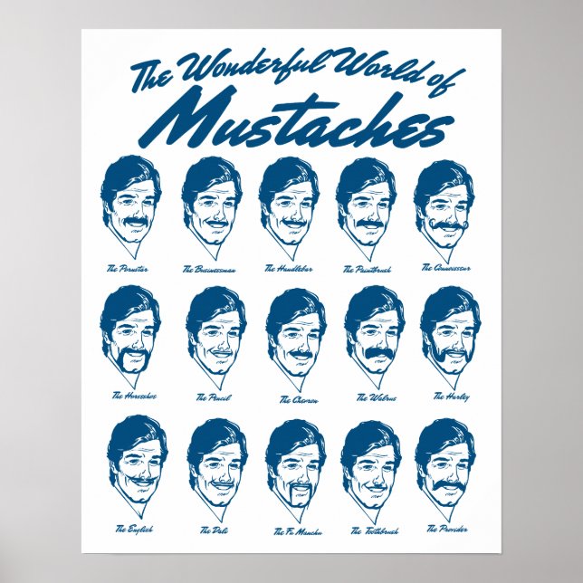World of Mustaches Poster (Front)