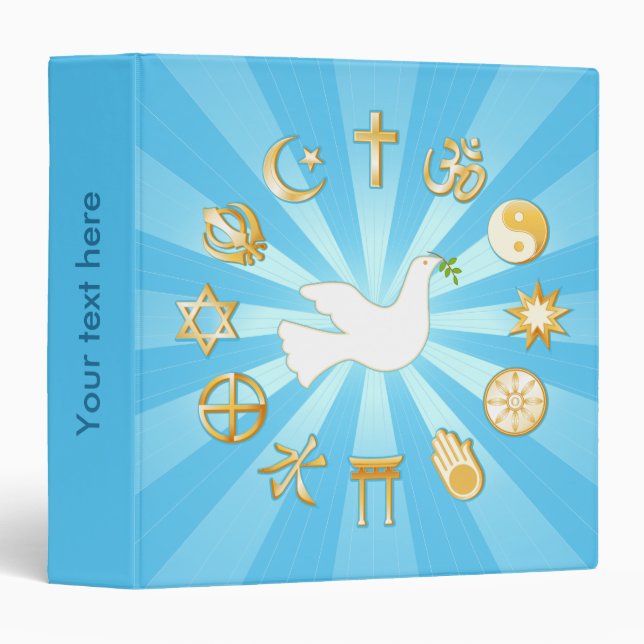 World of Peace 3 Ring Binder (Front/Spine)