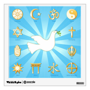 World of Peace Wall Decal