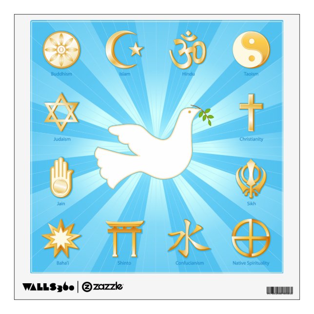 World of Peace Wall Decal (Front)