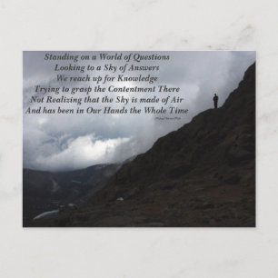 World of Questions Postcard