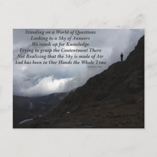 World of Questions Postcard