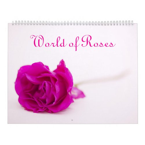 World of Roses Calendar