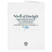 World of Starlight Card- 8.5x11 Cards (Back)