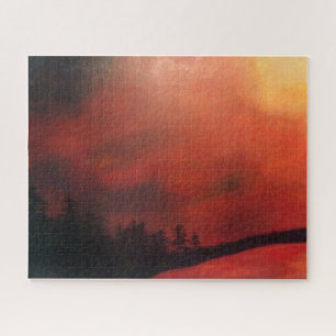 World on Fire Jigsaw Puzzle