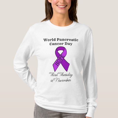 World Pancreatic Cancer Day T_Shirt