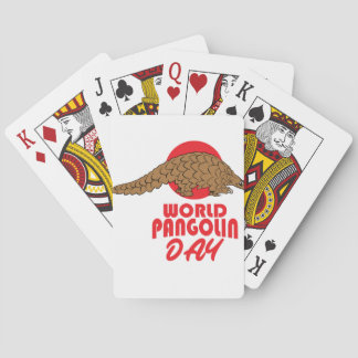 World Pangolin Day - Appreciation Day Poker Cards