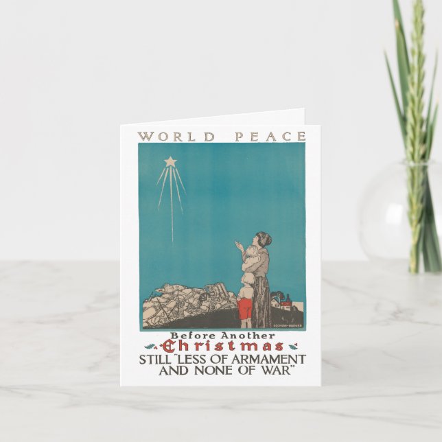 World Peace Before Christmas Holiday Card (Front)